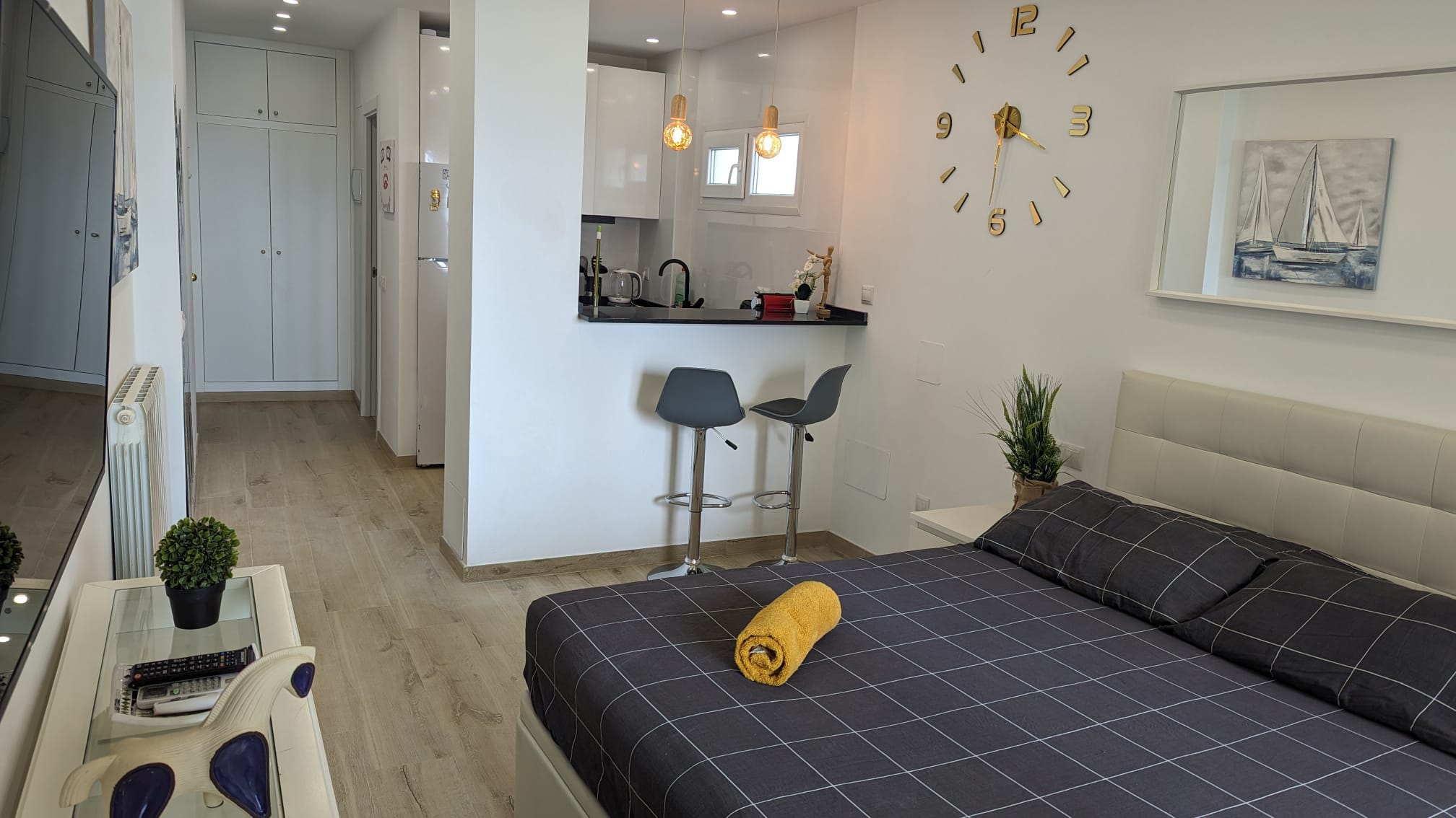 Bedroom of Marbella Sea View Studio